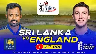 🔴 LIVE | 2nd ODI Match | Sri Lanka Vs England | England Tour Of Sri Lanka 2026 | Cricket 26