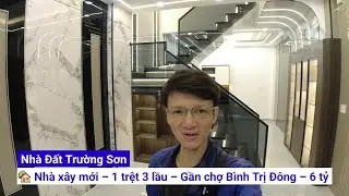 🏡 Nh&agrave; X&acirc;y Mới &ndash; 1 Trệt 3 Lầu BTCT &ndash; Gần Chợ B&igrave;nh Trị Đ&ocirc;ng &ndash; Gần Khu T&ecirc;n Lửa &ndash; Hẻm 168 Đất Mới