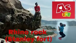 Rhino rock in Stanley (斜炮頂)