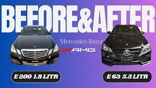 Mercedes Conversion From E-200 To E-63 AMG BI-TURBO 5.5-LITR || PART-1 ||