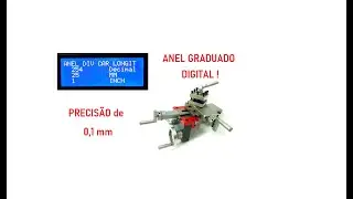 CARRO SUPERIOR LONGITUDINAL com VISOR DIGITAL - PRECISÃO: 0,1 mm