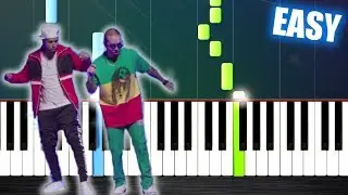 Nicky Jam x J. Balvin - X (EQUIS) - EASY Piano Tutorial by PlutaX