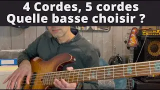 D&eacute;buter la basse : 4 Cordes 5 Cordes, quelle basse choisir ?