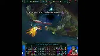 Sneaky Jhin W Steals the Baron (2017) | League of Legends Esports Moments #Shorts