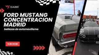 Ford mustang Parade bellezas de automovilismo deportivo 2021  MADRID