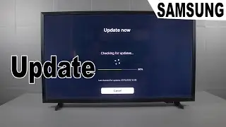 Как проверить наличие обновления системного ПО на телевизоре SAMSUNG Smart TV 2025 года