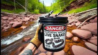 Bare Hands Beran Releases Northern Water Snakes in Their Natural Habitat 🌿🐍
