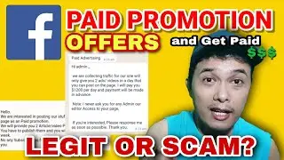 Paid Promotion Offers on Facebook Page legit or Scam?