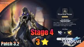 Structural Rules 4 / 3 Stars Clear (Pure Fiction) - Honkai Star Rail 3.2