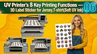 What? FUNSUN UV DTF printers can also customize clothing now?!