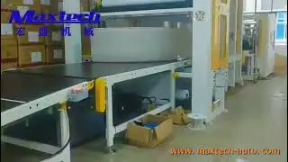 Auto Sofa compress and roll packing Machine