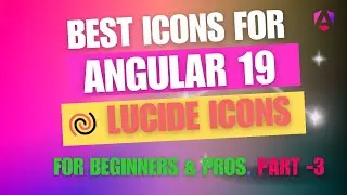 🔥 Best Free Icons for Angular 19: Install Lucide Icons  Globally  in a Stunning Navbar (Part 3 of 4)