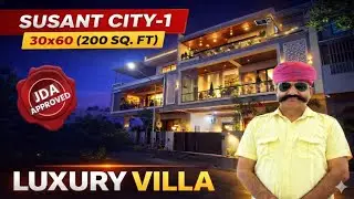 200 gaj ultra luxury JDA APPROVED full furnished villa gated township में  