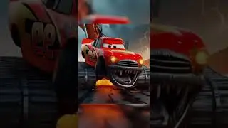 Monster McQueen Destroy the Track LS Story Of Transformation - NEW MUTATION - #automobile #mcquen