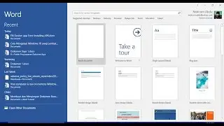 Membuat dan Menyimpan Dokumen Baru Microsoft Word - CaraTutorial.com