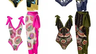 ✅ ASSORTED UNIQUE FLOWER PRINT FEMALE RETRO SWIM SUIT BIKINI SETS  #Shorts