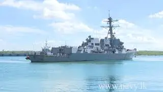 US Naval ships USNS &lsquo;Millinocket&rsquo; and USS &lsquo;Spruance&rsquo; arrive at the port of Hambanthota