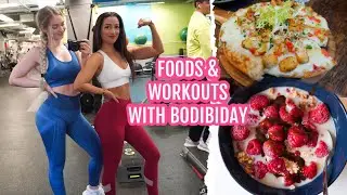 DAY IN A LIFE feat. BODIBIDAY (full workout + food)