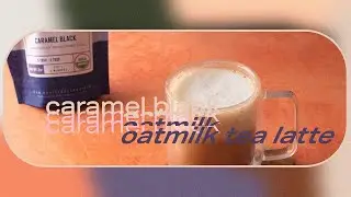 Caramel Black Oatmilk Tea Latte
