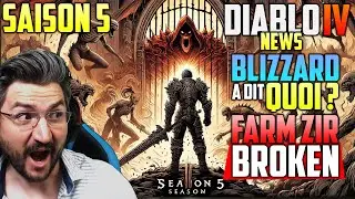 NEWS DIABLO 4 : BLIZZARD A DIS QUOI ? FARM UBER UNIQUE SUR ZIR BROKEN !