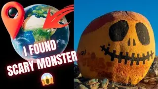 Scary monster found on google maps | streetview discoveries