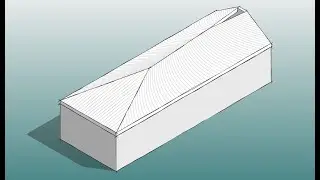 Упражнение по Revit (день 217) &mdash; Крыша с изменённым подэлементом