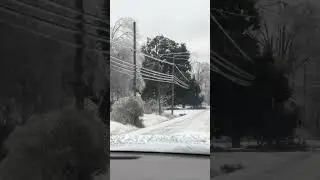 Horrific Ice Storm Corinth, Mississippi January 2026 #viral #shorts #weather