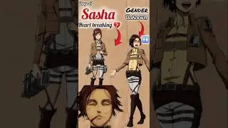 Sasha Death 💔 & Hange Gender | Unknown Facts of AOT .#anime