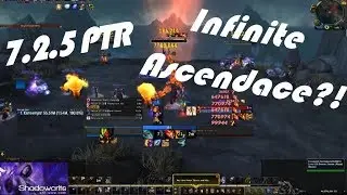 [7.2.5 PTR] Elemental Shaman Legendary Gloves - Bugged Earthquake = Infinite Ascendance?!