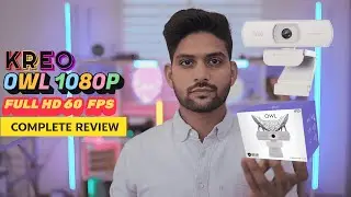 Kreo Owl Full HD 1080p 60FPS Webcam | Honest Review Real Video + Mic Quality Test | #snapverseat