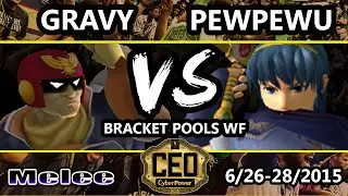 Ceo 2015 - Gravy (Captain Falcon) Vs. CLG.PewPewU (Marth) SSBM Bracket Pools - Smash Melee