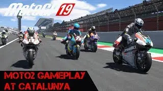 Motogp 19 Moto2 Pure Gameplay - Thomas Luthi At Catalunya [120%] [1080P] [60FPS]