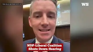 NDP Liberal coalition shuts down hearing
