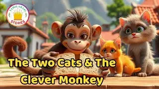 The Two Cats and the Clever Monkey Story in English | Bedtime Stories | Tamilarasi Stories