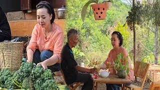 От фермы до кухни: Сбор брокколи и дедушкина кукурузная мельница - Семейное счастье