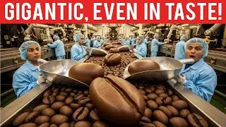 Inside the World&rsquo;s Largest Coffee Factory|| Turning Green Beans into the Perfect Brew!