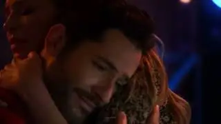 Lucifer Season 6 Kiss Scene   Lucifer and Chloe Tom Ellis and Lauren German #001