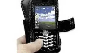 CarryMobile Leather Case for BlackBerry Pearl 8100
