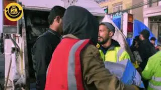 خادم مشاية الامام الكاظم عليه السلام عامل النظافة