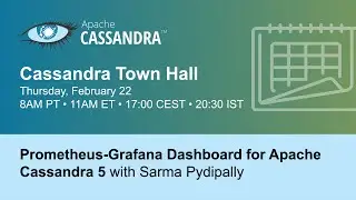 Панель мониторинга Prometheus-Grafana для Apache Cassandra 5 | Общее собрание пользователей Apache Cassandra&reg;
