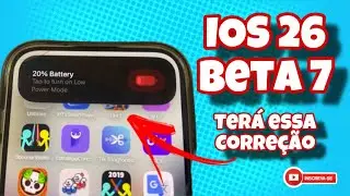APPLE LBERA IOS 26 BETA 7 - O QUE MUDA?