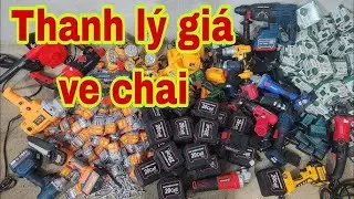 DỌN KHO XẢ TỚI BẾN, pin 20cell, pin 18650, mỏ h&agrave;n thiếc 10k, xiết bulong, băng keo điện c&acirc;n k&yacute;
