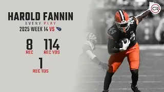 Harold Fannin Week 14 Highlights | Every Target and Catch vs Titans