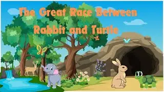 The Great Race Between Rabbit and Turtle | Best Cartoon Stories for Kids