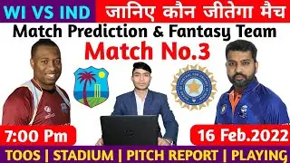 West Indies vs India 3nd T20 ! Match Prediction ! Today Match Prediction ! WI VS IND Dream11