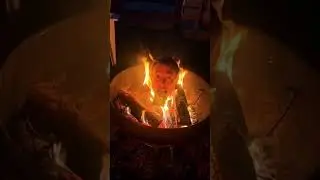 Real life stranger things in my camp fire