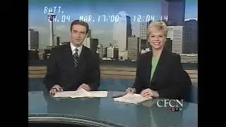 CFCN Noon News (first 10 minutes)  - March 17, 2000