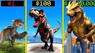 Upgrading to GOLD MEGA DINOSAUR in GTA 5!