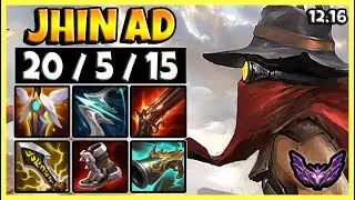 Jhin ADC vs Kaisa / Korea Master / Patch 12.16 / Season 12 [ 20 / 5 / 15 ] ✅
