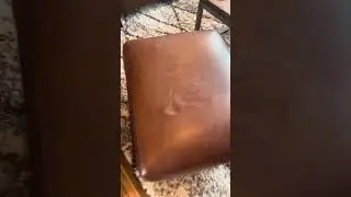 (Honest review) Leather Ottoman
